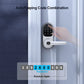 X silver lock anti-peeping code combination